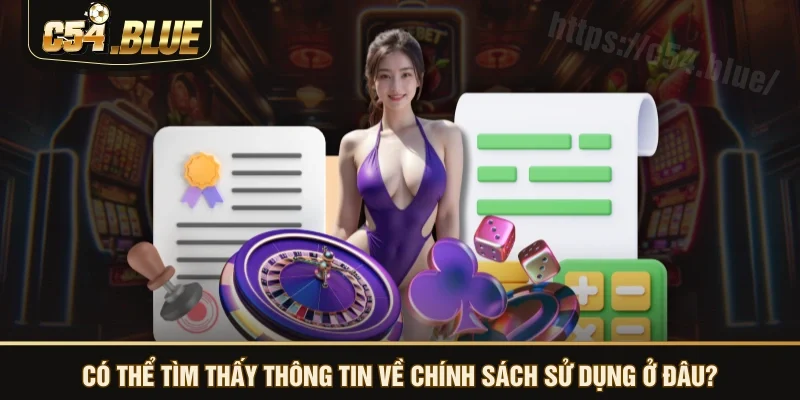 Có thể tìm thấy thông tin về chính sách sử dụng ở đâu? Có thể tìm thấy thông tin về chính sách sử dụng ở đâu?