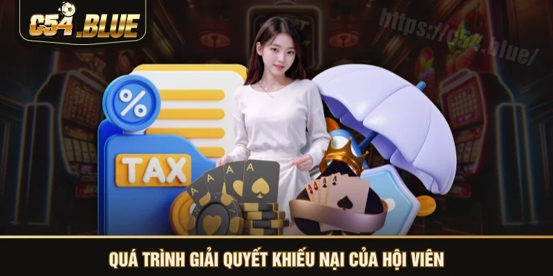 Quá trình giải quyết khiếu nại của hội viên Quá trình giải quyết khiếu nại của hội viên