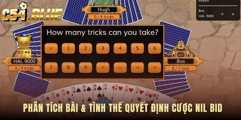Quyết định Spades Nil Bid Risky dựa trên phân tích 5 yếu tố